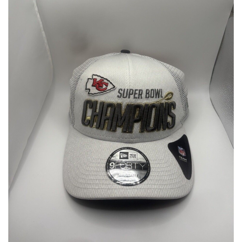 NWT 9FORTY New Era NFL Kansas City Super Bowl LIV Champions Snapback Cap